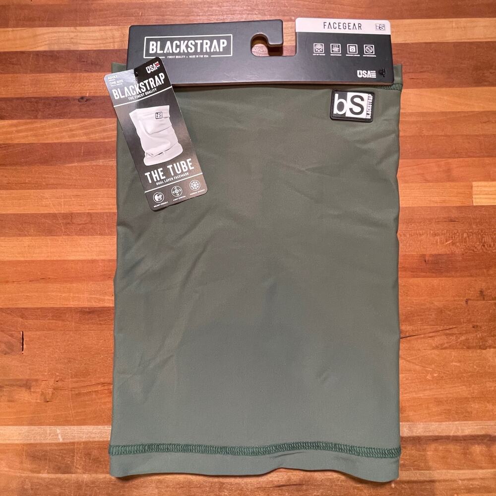BlackStrap Adult The Tube Dual Layer Neck Gaiter one size green
